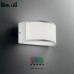 Вуличний світильник/корпус Ideal Lux, алюміній, IP44, білий, REX-1 AP1 BIANCO. Італія!